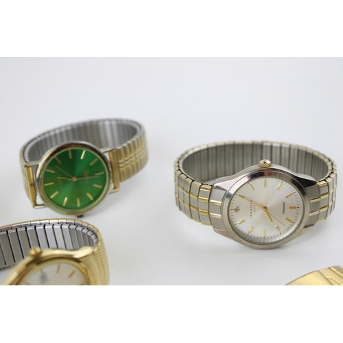 212 - A collection of fashion watches to include Accurist, Reflex, Limit and two others (5).