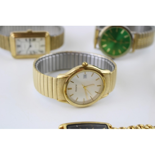 212 - A collection of fashion watches to include Accurist, Reflex, Limit and two others (5).