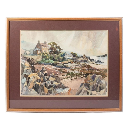 239 - Brighouse Bay By Walter J Roberts Water Colour Painting