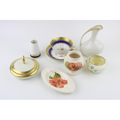 100 - A mixed collection of ceramics to include two Moorcroft items, a Royal Grafton cup and saucer, toget... 