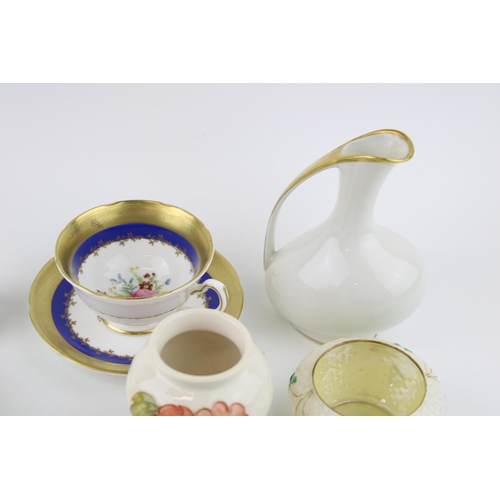 100 - A mixed collection of ceramics to include two Moorcroft items, a Royal Grafton cup and saucer, toget... 