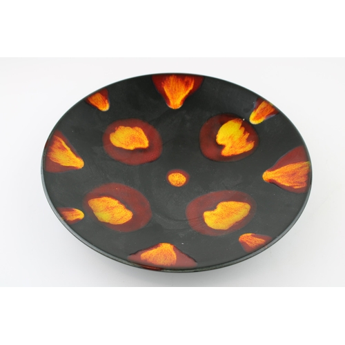 109 - Poole Pottery shallow bowl / charger in the Galaxy design, 27cm diameter.