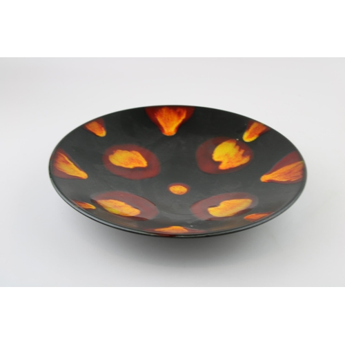 109 - Poole Pottery shallow bowl / charger in the Galaxy design, 27cm diameter.