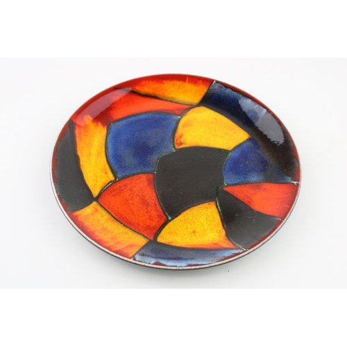 110 - Poole Pottery Mosaic plate, 21.5cm wide.