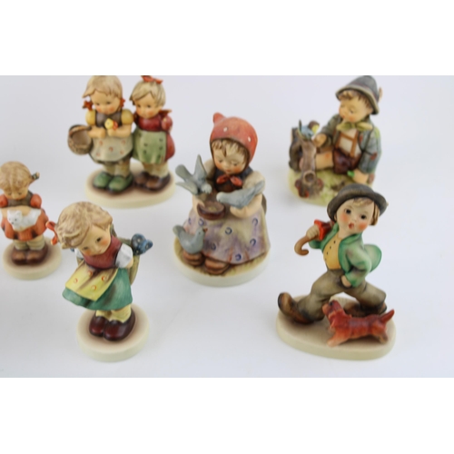 132 - Goebel Hummel figures to include Cinderella, Winters Duet, Max and Moritz, Daddy's Girls, Happy Birt... 