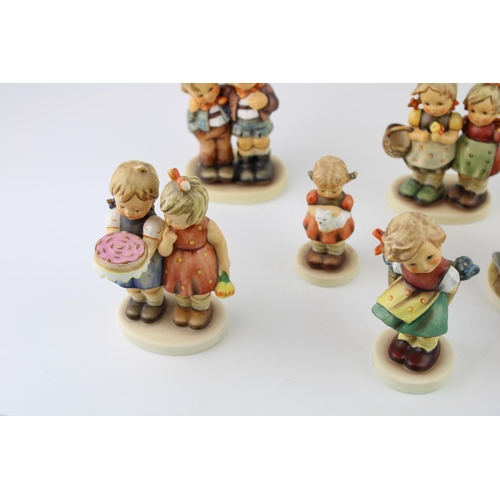 132 - Goebel Hummel figures to include Cinderella, Winters Duet, Max and Moritz, Daddy's Girls, Happy Birt... 