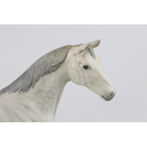 188 - Beswick Connoisseur Figure No.2671 'Moonlight' Dapple Grey Matt on Ceramic Plinth. Height 29cm.