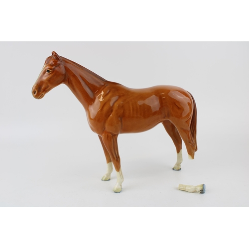 197 - Beswick chestnut imperial 1557 (af).