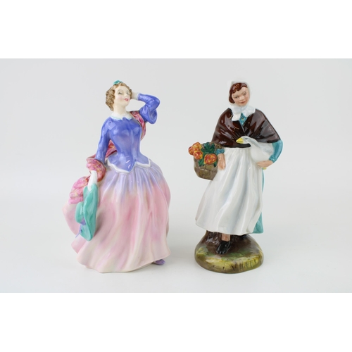 203 - Royal Doulton 'Blithe Morning' HN 2021 together with 'Country Lass' HN 1991. (2) Height 20cm.