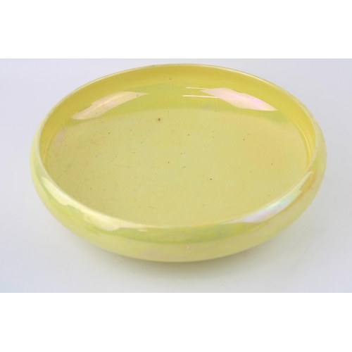 219 - Royal Doulton lustre ware to include a large shallow bowl, 29cm diameter, with a lustre pen / posy h... 