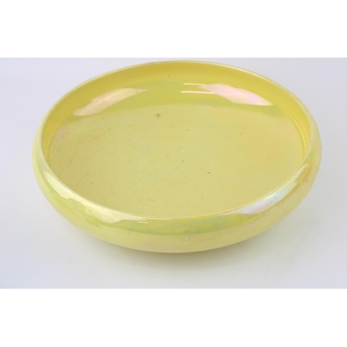 219 - Royal Doulton lustre ware to include a large shallow bowl, 29cm diameter, with a lustre pen / posy h... 