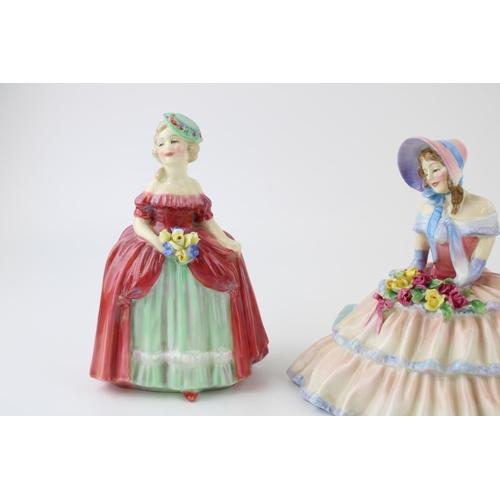 258 - Royal Doulton figurines to include Dainty May HN1639, Lady Betty and Day Dreams HN1731 (3).