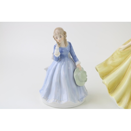 260 - Royal Doulton figures to include Soiree HN2312 and Alexandra HN2398 with a Alfretto figure (3).