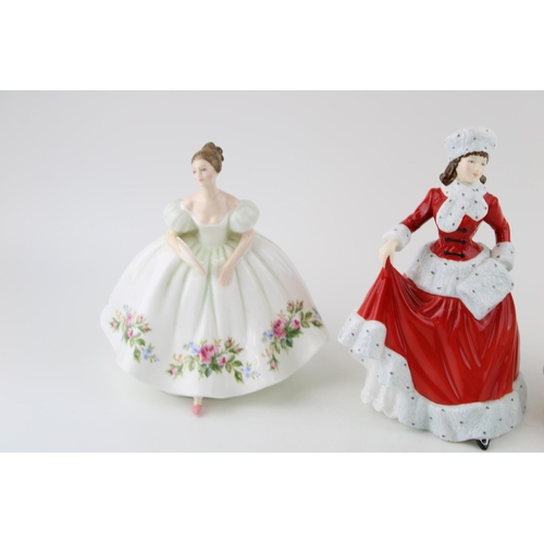 264 - A trio of Royal Doulton figures to include 'Diana' HN 2468, 'Samantha' HN 3304 together with Pretty ... 