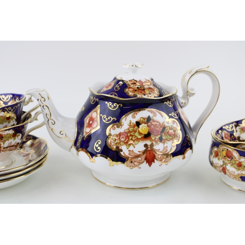 293 - Royal Albert tea ware in the Heirloom pattern to include a teapot, 3 cups and saucers and a sugar bo... 