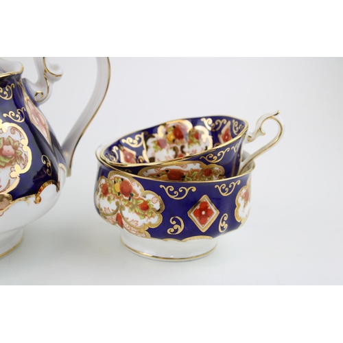 293 - Royal Albert tea ware in the Heirloom pattern to include a teapot, 3 cups and saucers and a sugar bo... 