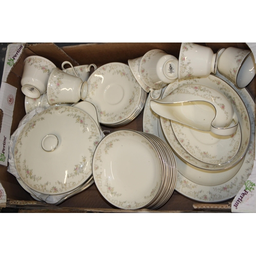 306 - A large collection of Royal Doulton Diana tea and dinner ware to include bowls, cups, saucers, turee... 