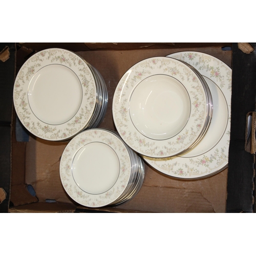 306 - A large collection of Royal Doulton Diana tea and dinner ware to include bowls, cups, saucers, turee... 