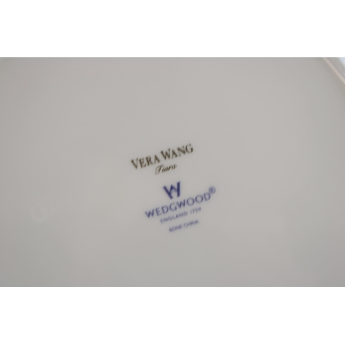 349 - Wedgwood Vera Wang set of 8 Tiara dinner plates, 27.5cm diameter (8).