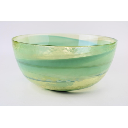 376 - Large Murano glass fruit bowl, 30cm diameter.