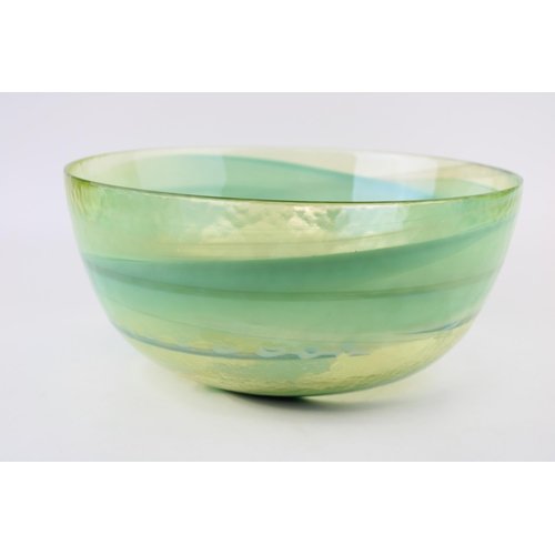 376 - Large Murano glass fruit bowl, 30cm diameter.