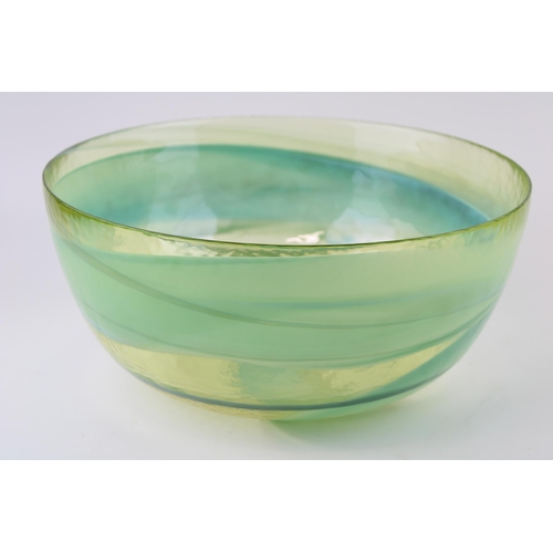 376 - Large Murano glass fruit bowl, 30cm diameter.