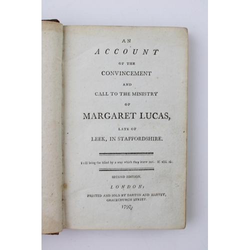 410 - An Account of the Convincement and Call to the Ministry of Margaret Lucas, Late of Leek in Staffords... 