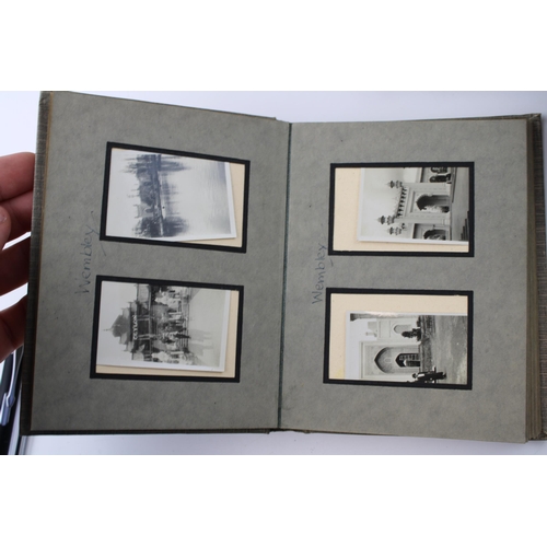 413 - A collection of eight photograph albums containing original travel and mountaineering images from Sc... 