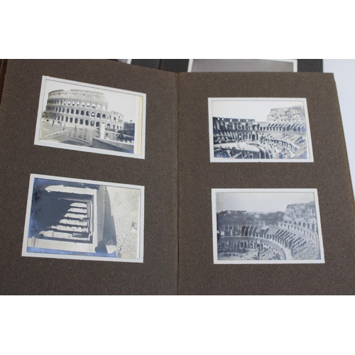 413 - A collection of eight photograph albums containing original travel and mountaineering images from Sc... 