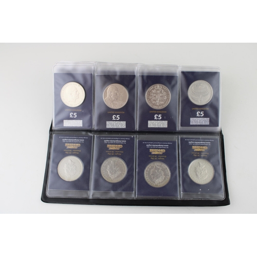 495 - A collection of over 40 carded Change Checker £5 coins to include 120 of Peter Rabbit, Prince Willia... 