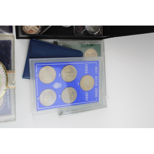 503 - A collection of commemorative coins to include boxed Festival of Britain 1951 crown, four Change Che... 