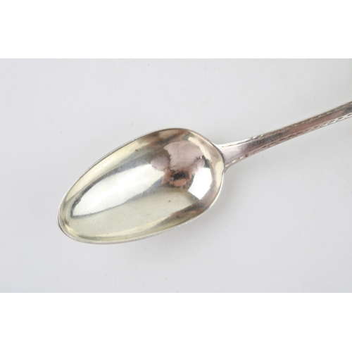 535 - Georgian silver table spoon, London 1777, Bath made, William Townsend, 68.9g.