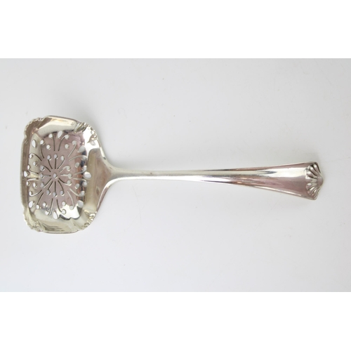 554 - Silver sugar sifter spoon / ladle, Sheffield 1925, H Aitkin, 24.3g.