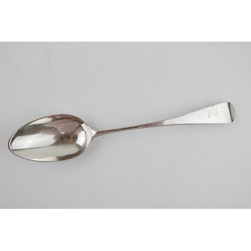 561 - Georgian silver table spoon, London 1790, Shrewsbury, Richard Evans, 20.5cm long, 44.2g.