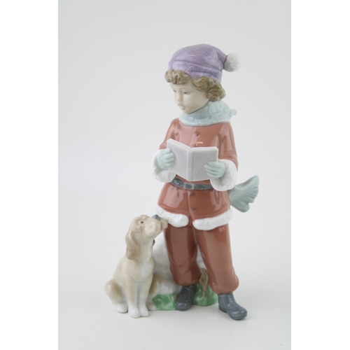 96 - Lladro figure 'Christmas Duet' 6714, 22cm tall.