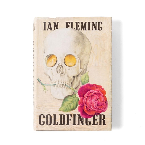 James Bond Goldfinger by Ian Fleming first edition published by Jonathan Cape 1959 gildrose productions ltd signed and autographed by Bond girls Honor Blackman Pussy Galore & Shirley Eaton Jill Masterson