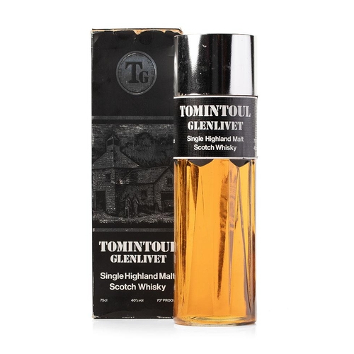 219 - Tomintoul Glenlivet Single Highland Malt Scotch Whiskey. 75cl 40% volume 70 Proof. Distilled by The ... 