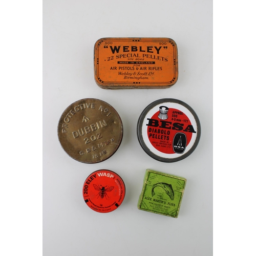 111 - A collation of air rifle pellets to include vintage axamples by 'Webley' .22 Special Pellets, 'BSA B... 