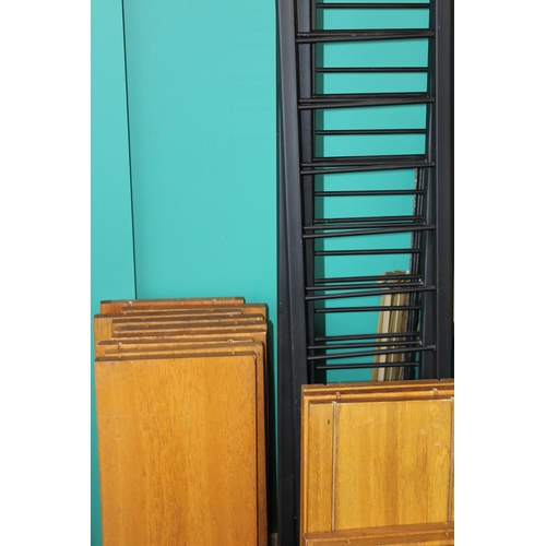 117 - Ladderax, mid century modular shelving system. Designed by Robert Heal for Staples of Cricklewood. M... 