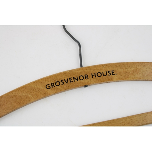 12 - A vintage coat hanger 'GROSVENOR HOUSE.' Width 43cm.