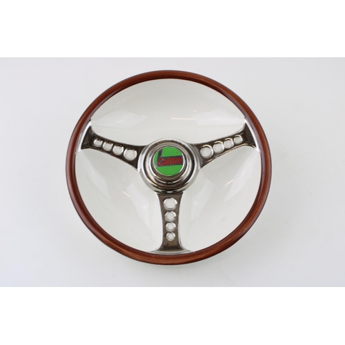 14 - Beswick Les Leston Castrol steering wheel ashtray, circa 1960s, 19cm diameter.