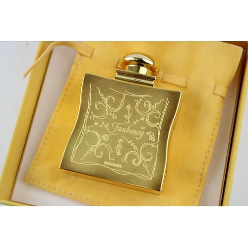 150 - HERMÈS 24,FAUBOURG Deluxe Purse Perfume Spray 7.5ml-1/4oz, boxed with soft fabric case.