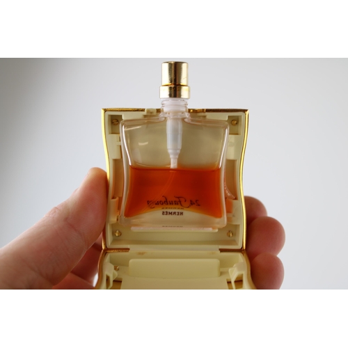 150 - HERMÈS 24,FAUBOURG Deluxe Purse Perfume Spray 7.5ml-1/4oz, boxed with soft fabric case.