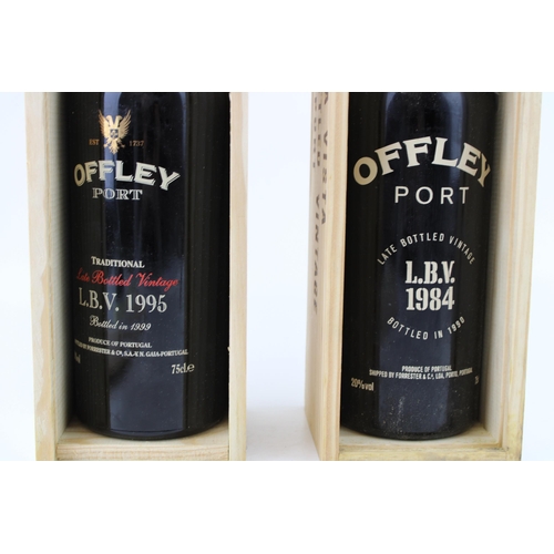 158 - Two Good Bottles of Offley Late Bottled Vintage Port one 1984 bottled in 1990 and one 1995 bottled i... 