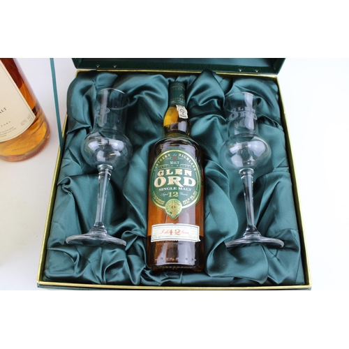 160 - A collection of Bottled Whisky to include Aberlour Pure Highland Malt Whisky Aged 10 Years, Glen Ord... 