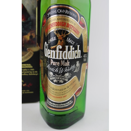 174 - A Bottle of Glenfiddich Special Old Reserve Single Malt Scotch Whisky, The Clans of the Highlands of... 