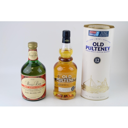 177 - A bottle of Old Pulteney single malt scotch whisky aged 12 years, the maritime malt, issued as team ... 