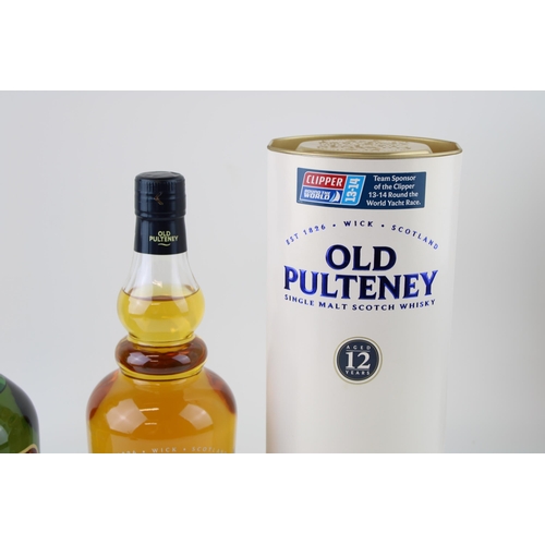 177 - A bottle of Old Pulteney single malt scotch whisky aged 12 years, the maritime malt, issued as team ... 