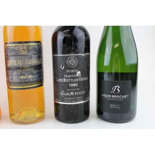 182 - A collection of Champagne & Wine to include Chateauneuf du Pape Domaine du Grande Coulet 1993, Chate... 