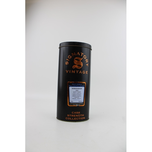 184 - Scarce bottle of Signatory Vintage Bunnahabhain 2002 Islay single malt scotch whisky distilled on 04... 